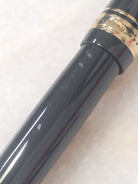 Misfit 0026 Pilot Custom 743 Fountain Pen in Black/Gold - 14K Soft Fine Medium Point