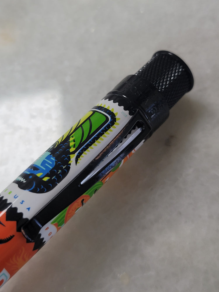 Misfit Item 0031 Retro 51 Tornado Big Shot Rollerball Pen USPS Dragons Stamps