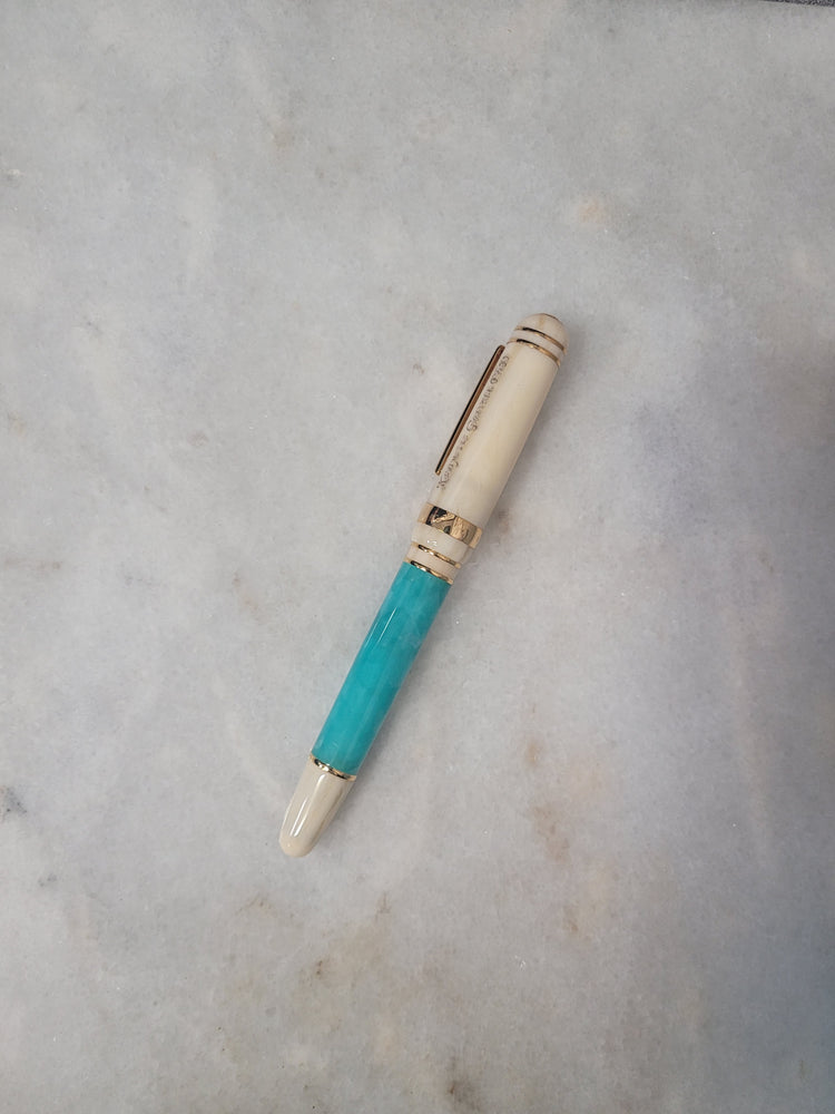 Misfit Item 0035 Laban Rollerball Pen in Aqua Lagoon