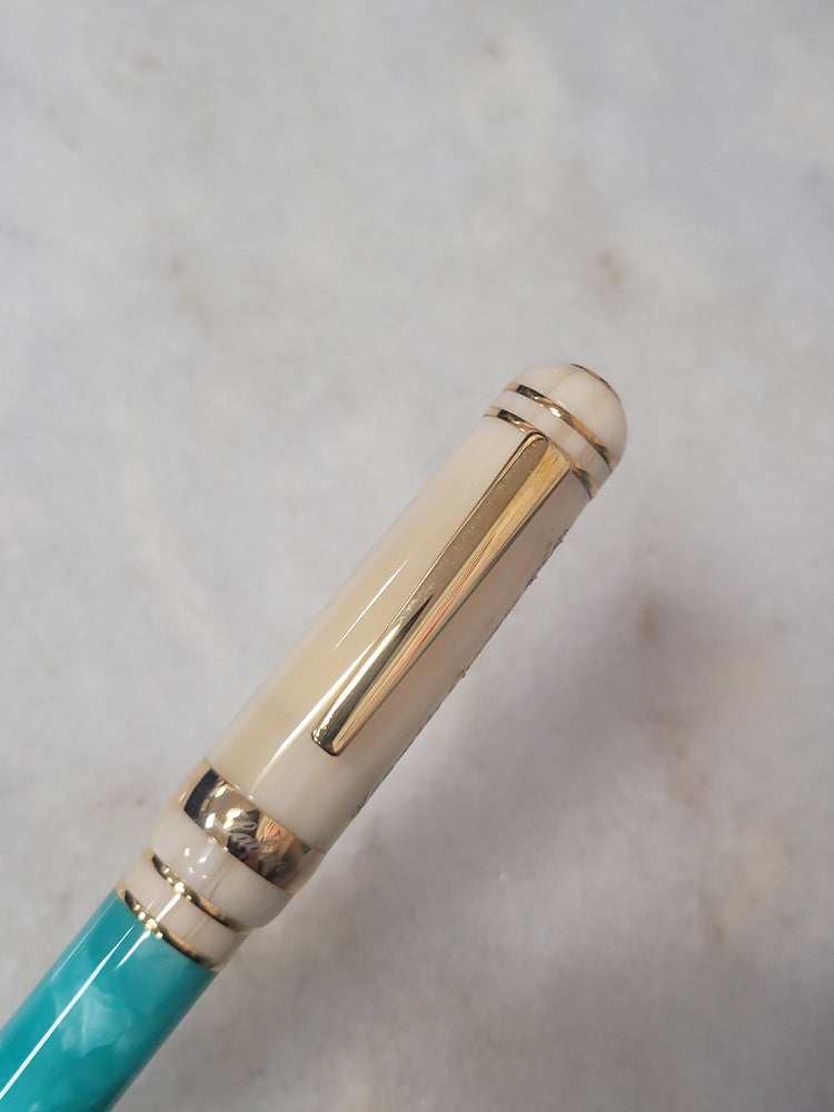 Misfit Item 0035 Laban Rollerball Pen in Aqua Lagoon