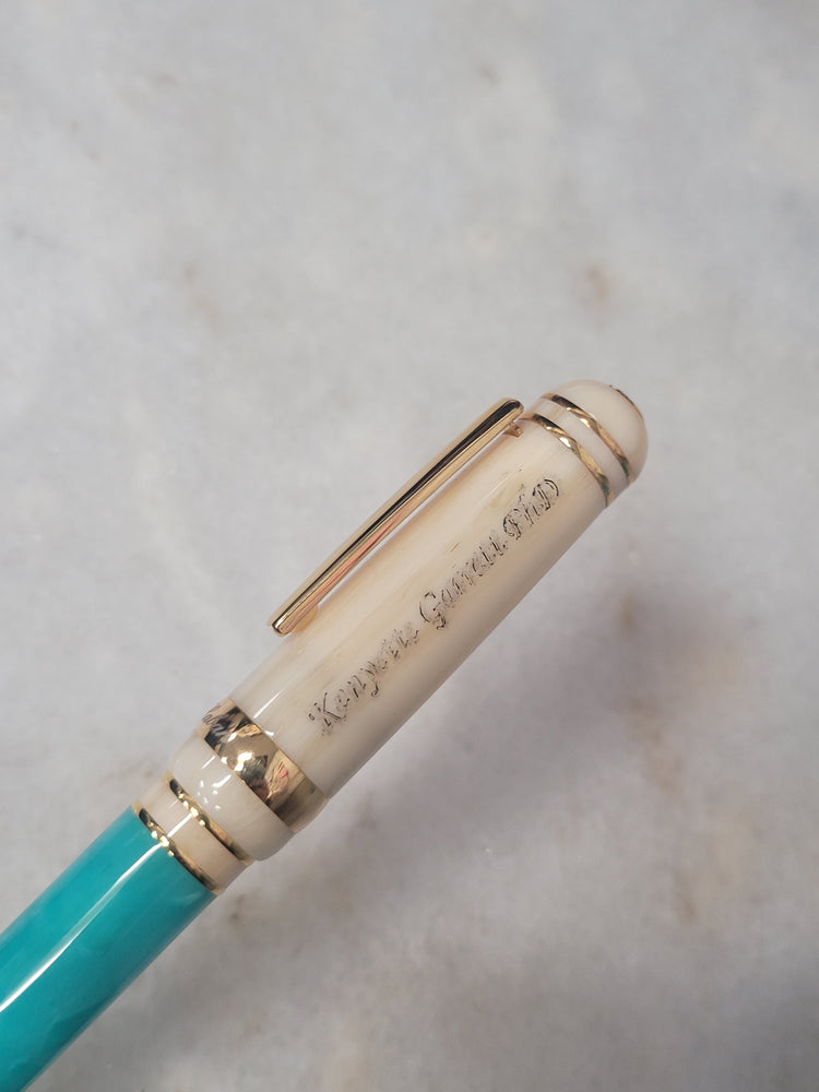 Misfit Item 0035 Laban Rollerball Pen in Aqua Lagoon