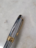 Misfit Item 0053 Cross Bailey Rollerball Pen in Medalist Chrome with Gold Trim
