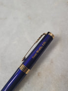 Misfit Item 0058 Parker Ingenuity Ballpoint Pen in Blue with Gold Trim