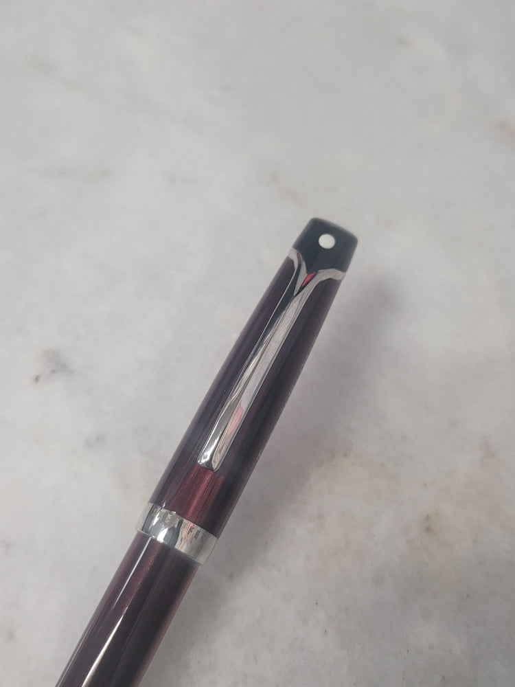 Misfit Item 0069 Sheaffer Valor Rollerball Pen in Burgundy with Palladium Trim
