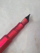Misfit Item 0080 Kaweco Glass Fountain Pen Ornament in Red