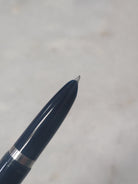Misfit Item 0086 Parker 51 Fountain Pen in Midnight Blue with Chrome Trim - Fine Point