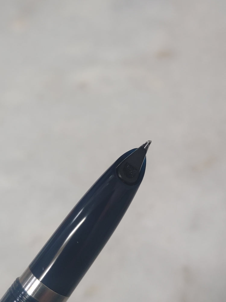 Misfit Item 0086 Parker 51 Fountain Pen in Midnight Blue with Chrome Trim - Fine Point