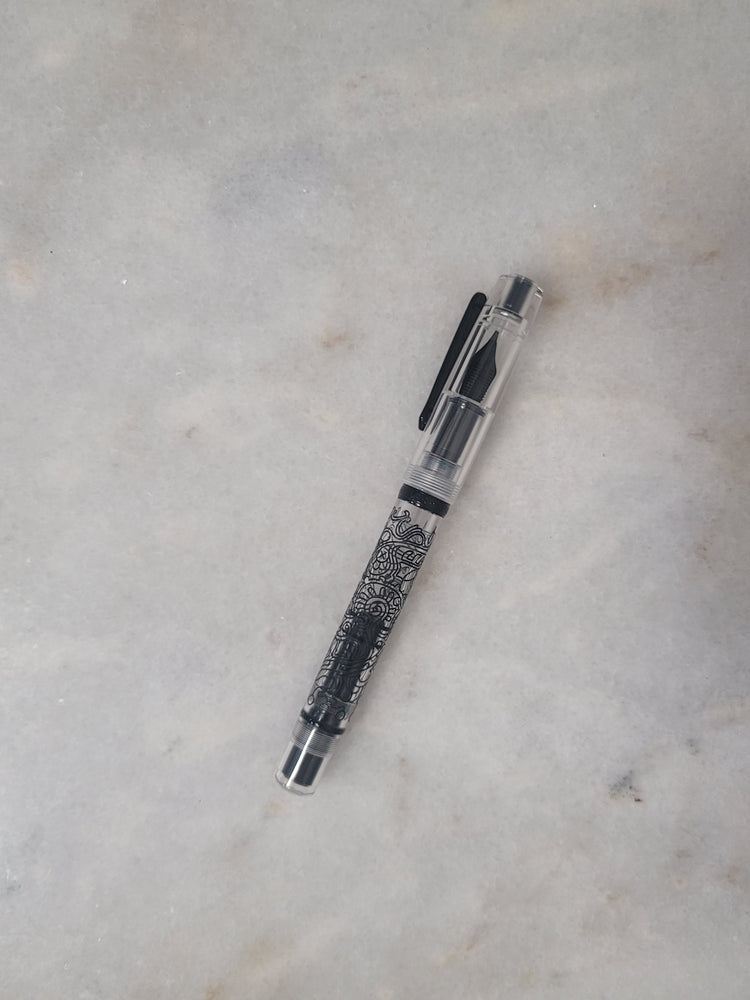 Misfit Item 0089 Nahvalur / Narwhal Original Fountain Pen in Peter Plume Limited Edition - 1.1mm Stub Nib
