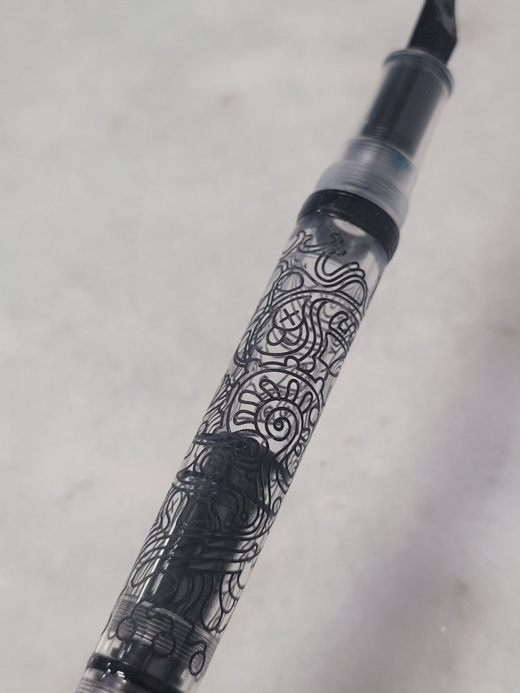 Misfit Item 0089 Nahvalur / Narwhal Original Fountain Pen in Peter Plume Limited Edition - 1.1mm Stub Nib