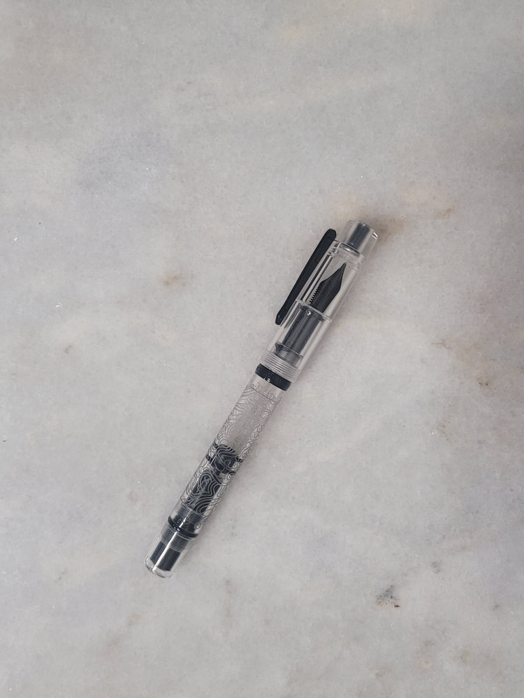 Misfit Item 0090 Nahvalur / Narwhal Original Fountain Pen in Peter Plume Limited Edition - 1.1mm Stub Nib