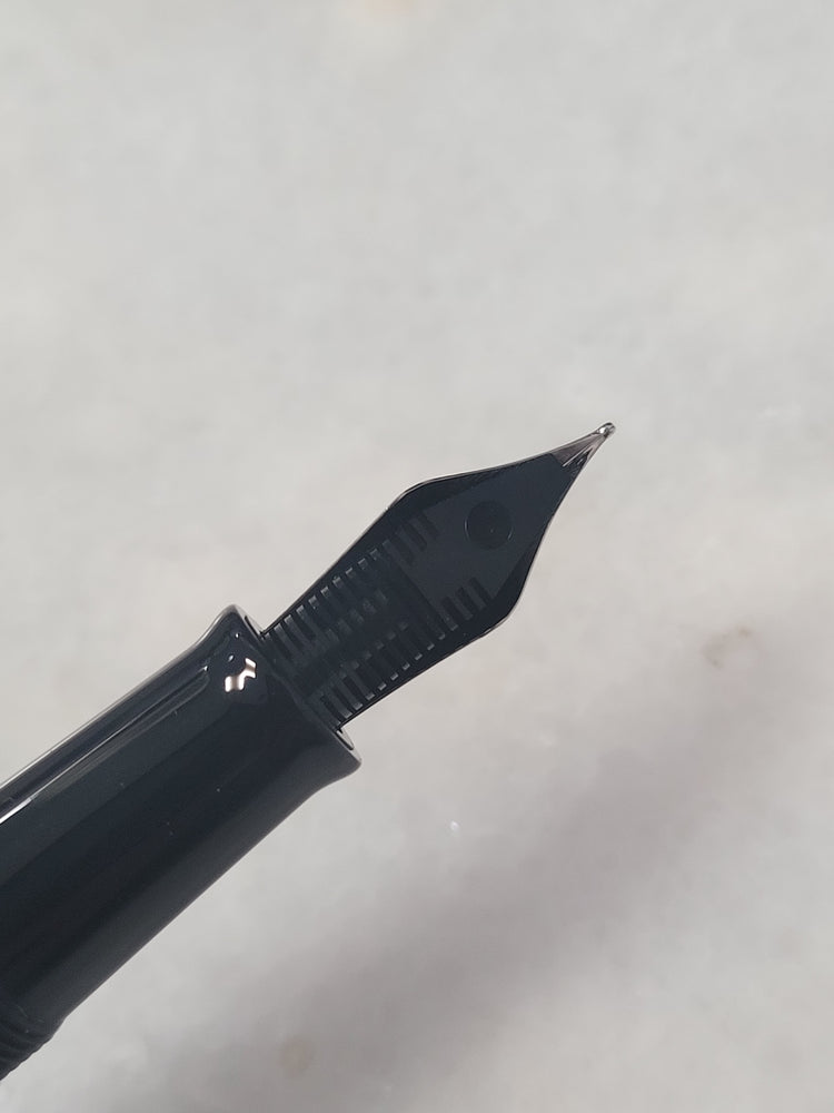 Misfit Item 0094 Nahvalur Original Fountain Pen - Peter Draws Artist Edition Silver - Fine Point