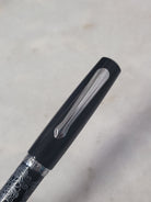 Misfit Item 0097 Nahvalur Original Fountain Pen - Peter Draws Artist Edition Silver - Medium Point