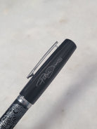 Misfit Item 0097 Nahvalur Original Fountain Pen - Peter Draws Artist Edition Silver - Medium Point