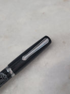 Misfit Item 0098 Nahvalur Original Fountain Pen - Peter Draws Artist Edition Silver - 1.1mm Stub Nib