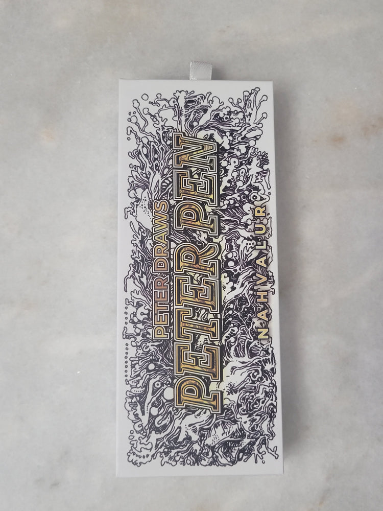 Misfit Item 0100 Nahvalur Original Fountain Pen - Peter Draws Artist Edition Silver - Medium Point