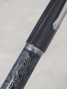 Misfit Item 0101 Nahvalur Original Fountain Pen - Peter Draws Artist Edition Silver - Medium Point