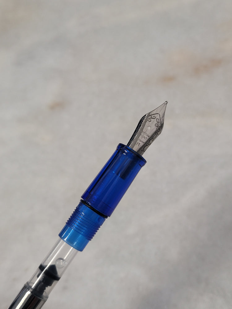 Misfit Item 0121 Monteverde Monza Fountain Pen in Blue - Fine, Medium and Omniflex Nibs - Pack of 3