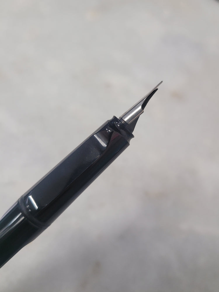 Misfit Item 0125 Lamy Joy Calligraphy Fountain Pen in Shiny Black with Red Clip - 1.1 mm Stub Nib
