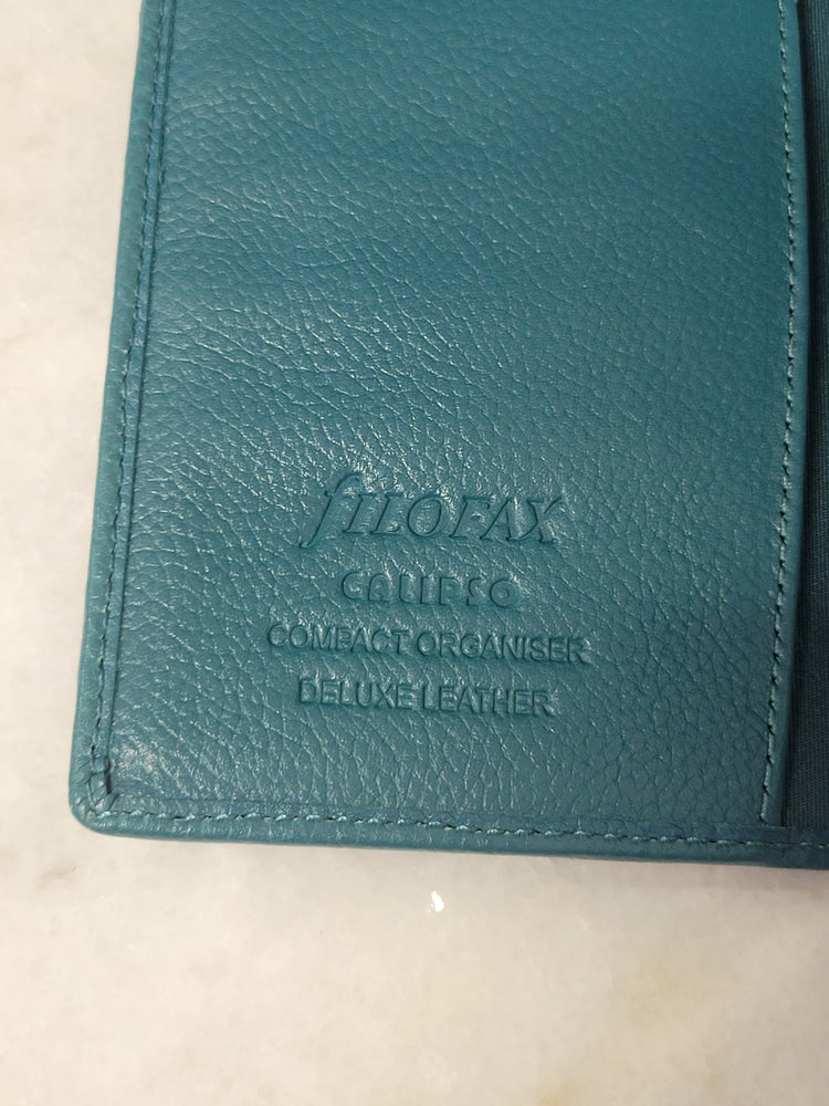 Misfit Item 0127 Filofax Calipso Teal Compact Organizer