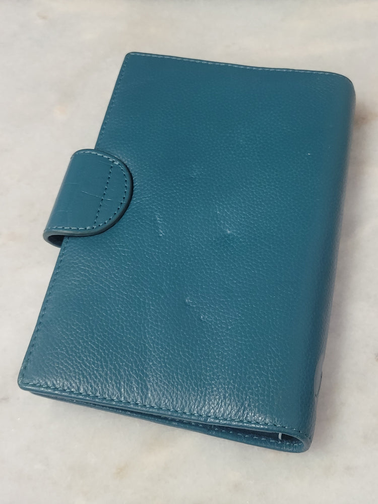 Misfit Item 0127 Filofax Calipso Teal Compact Organizer