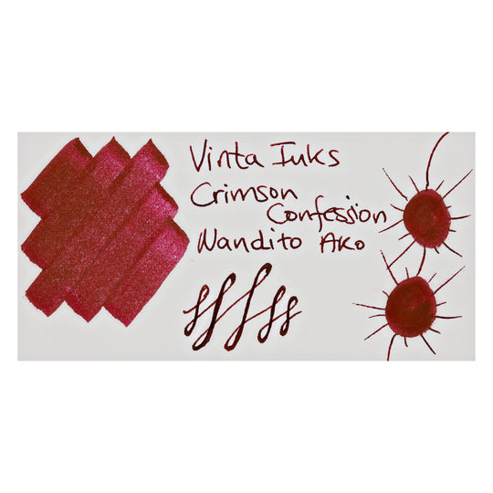 Vinta Inks Bottled Ink in Crimson Confession [Nandito Ako 1989] - 30mL