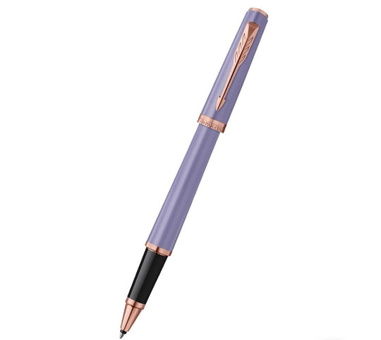 Parker Meridian Rollerball Pen in Lilac Lacquer with Pink Gold Trim