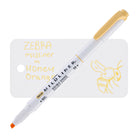 Zebra Mildliner Dual-Tip Highlighter in Honey Orange