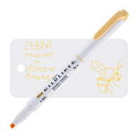Zebra Mildliner Dual-Tip Highlighter in Honey Orange