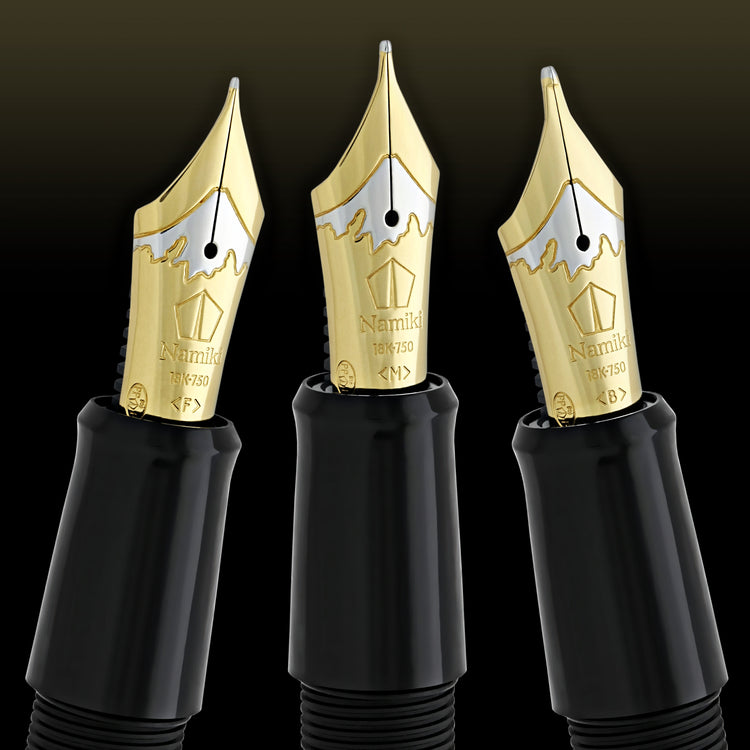 Namiki Yukari Fountain Pen in Pine Needle - 18K Gold