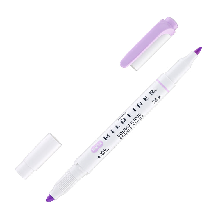 Zebra Mildliner Dual-Tip Highlighter in Lilac
