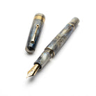Leonardo Momento Zero Grande 2.0 Fountain Pen in Orchidea Blue, Gold Trim No. 6 Size Nib
