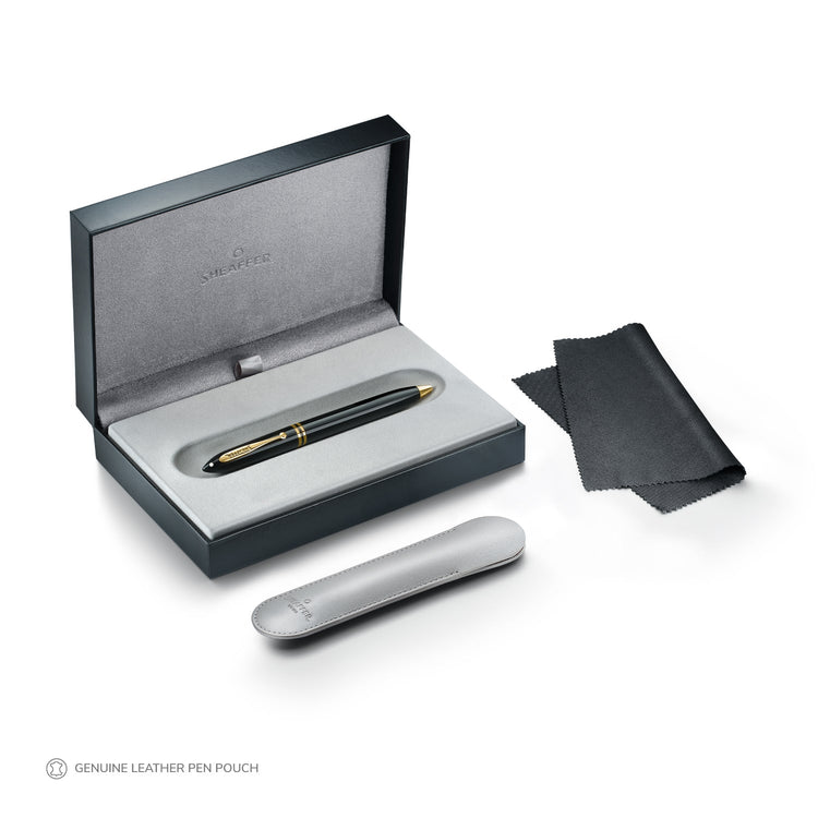 Sheaffer Balance III E893 Ballpoint Pen in Glossy Black & Gold Trims