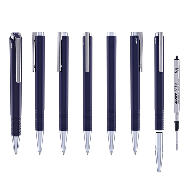 Lamy Logo M+ Ballpoint Pen in Dark Dusk