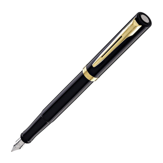 Waterman Impression Fountain Pen in Black with Gold Coated - Fine Point