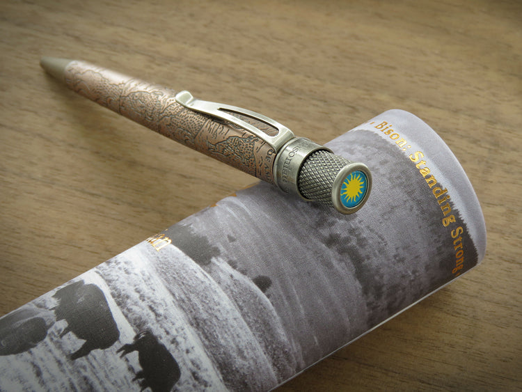 Retro 51 Tornado Smithsonian Rollerball Pen in Bison: Standing Strong