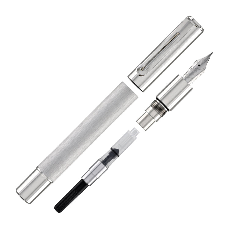 Monteverde USA Ritma Fountain Pen in Brushed Stainless Steel