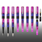 Benu Euphoria Fountain Pen in Love Story (Lavender Blue Glow) Fountain Pen