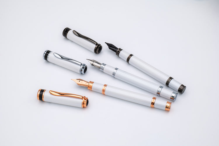 Monteverde Innova Fountain Pen in 2026 Cloud Dancer in Rose Gold Trim - Limited Edition