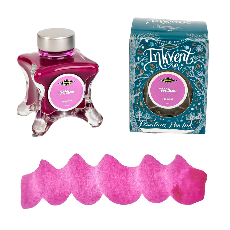 Diamine Inkvent Teal Edition Pigment Bottled Ink in Mittens - 50 ml