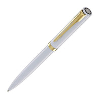 Waterman Impression Ballpoint Pen in White with Gold Coated