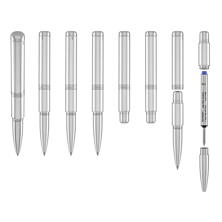 Waldmann Voyager Rollerball Pen in Silver