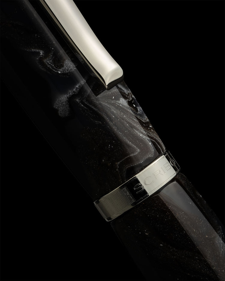 Scribo Feel Fountain Pen in Nova Stella with Platinum Trim - Limited Edition