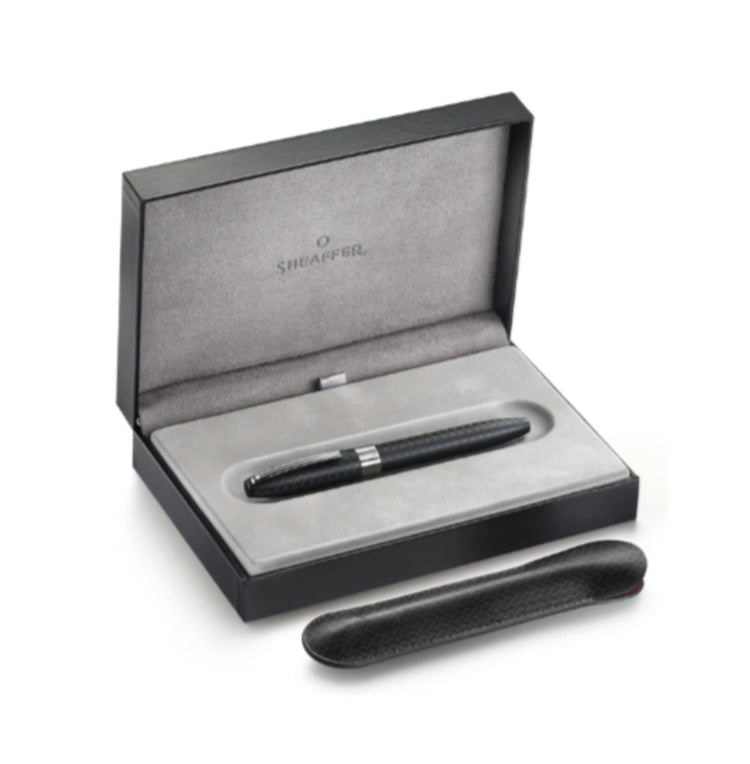 Sheaffer Legacy Chevro Rollerball Pen in Matte Black with PVD Gunmetal