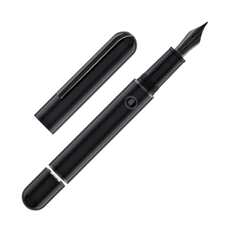 Narwhal Nautilus Fountain Pen in Cephalopod Black