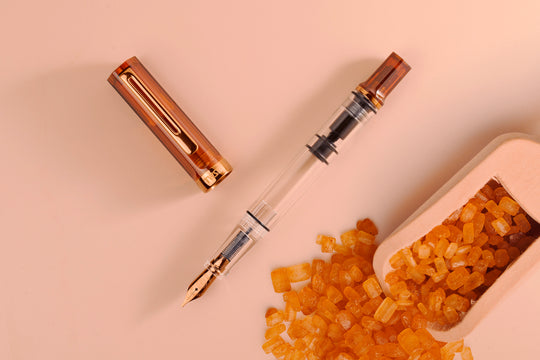 TWSBI Eco Fountain Pen in Root Beer with Bronze Trim