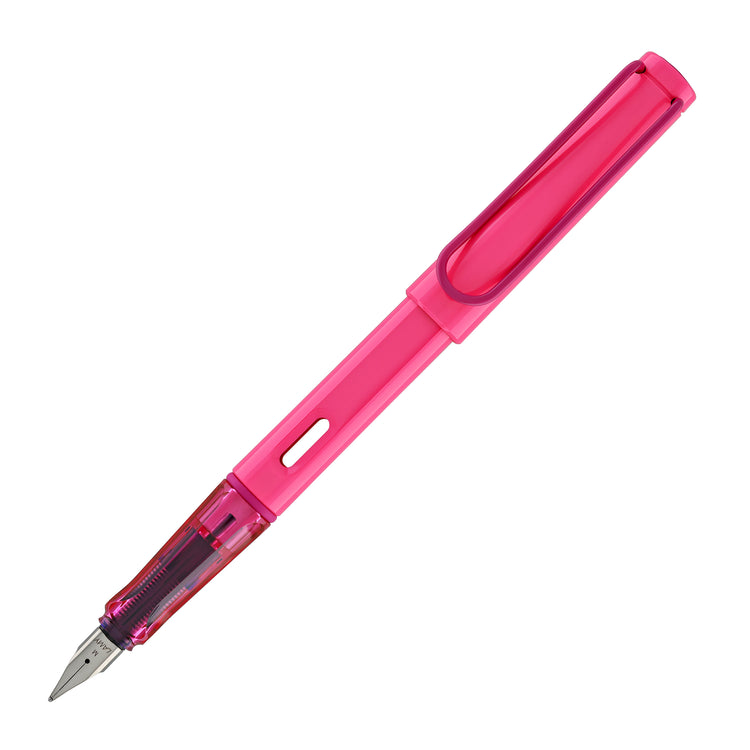 Lamy Safari Fountain Pen in Neon Pink