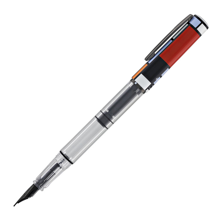 Monteverde USA MP1 Fountain Pen with 15ml Ink Set in Mondrian Composition 1921