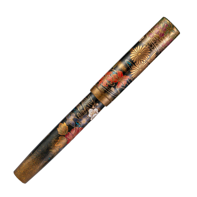 Namiki Emperor Fountain Pen in Blooming Flowers in Profusion - Broad Point