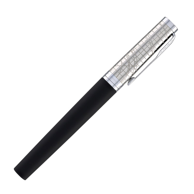 Parker Ingenuity Rollerball Pen in Legacy of Flight with Chrome Trim