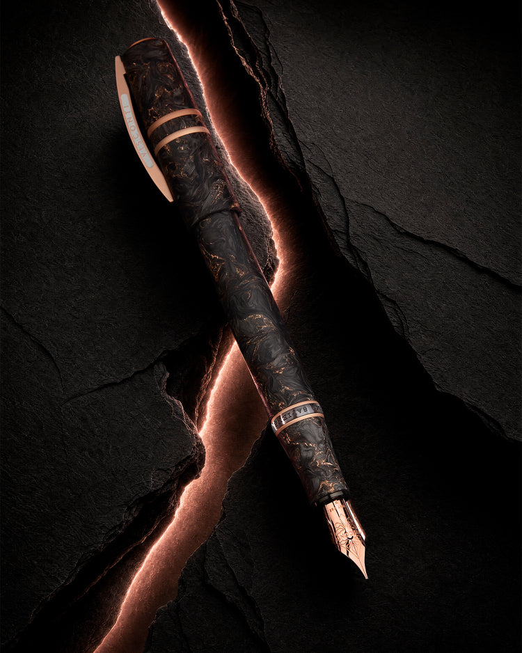 Visconti Homo Sapiens Fountain Pen in Carbon Rose - Limited Edition